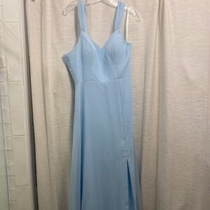 Size 8 Sky Blue Azazie Jane Bridesmaid Dress
